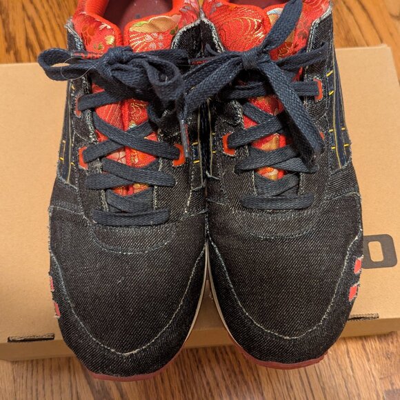 Asics Gel Lyte III 3 "Kimono" Selvedge Denim Sneakers - Picture 1 of 7